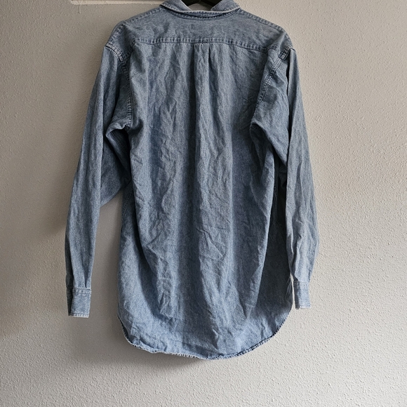 Polo Ralph Lauren Long Sleeve Light Denim Shirt - Picture 3 of 4